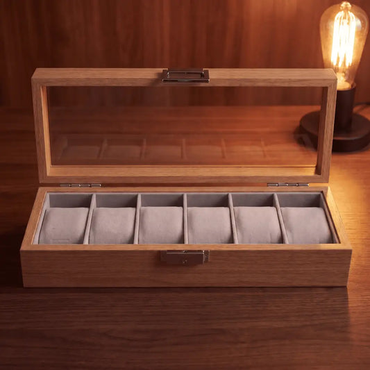 Watch Box - Bamboo Elegance Series 6