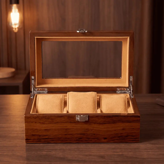Watch Box - Master of Time Brown Series 3