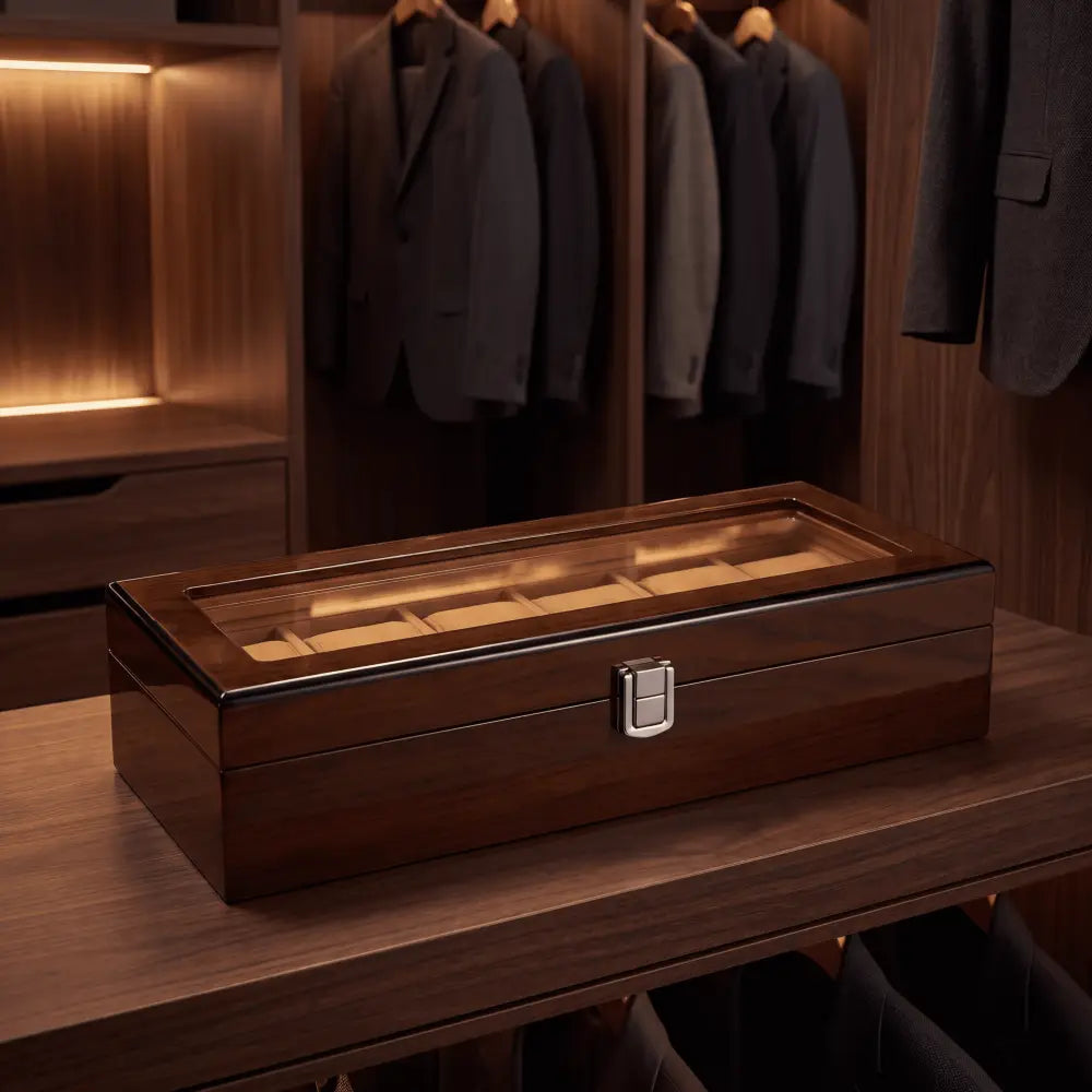 Watch Box - Master of Time Brown Series 6