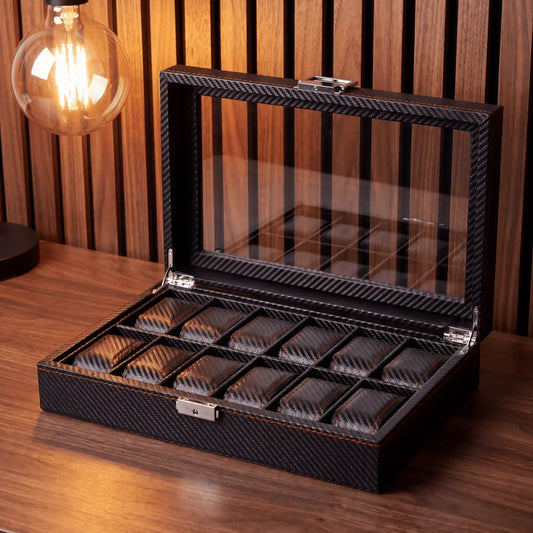Watch Box - Deep Black Series 12