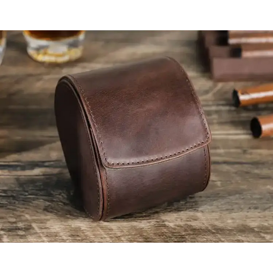 Travel Watch Case - Heritage Leather Series 1