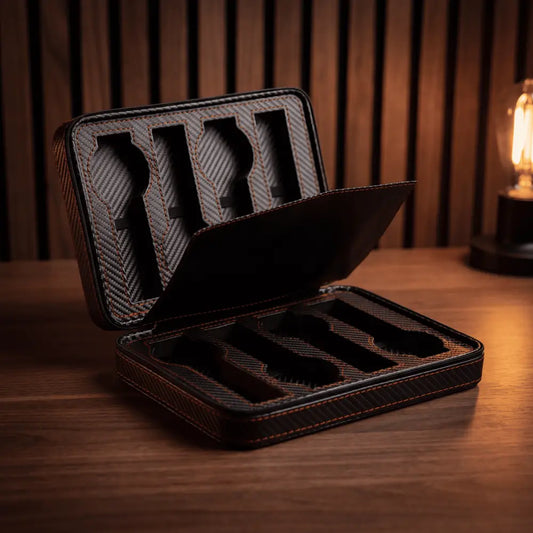 Travel Watch Case - Deep Black Series 8