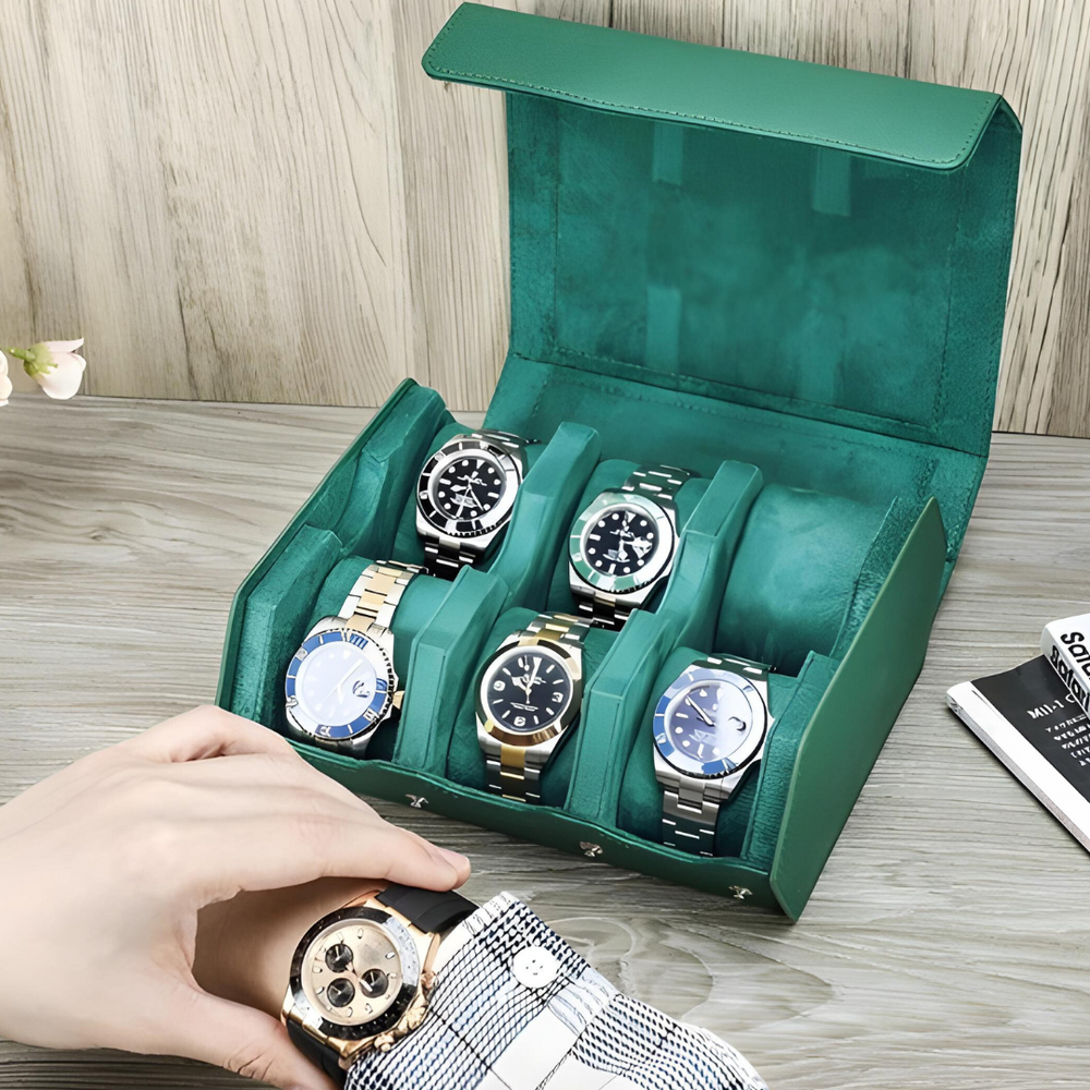 Emerald Travel Watch Case, Series 6