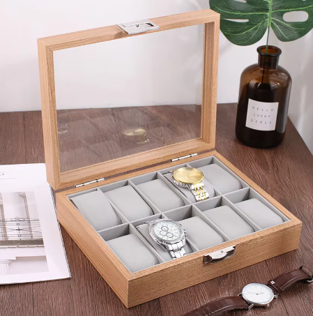 Bamboo Elegance Watch Box, Series 10