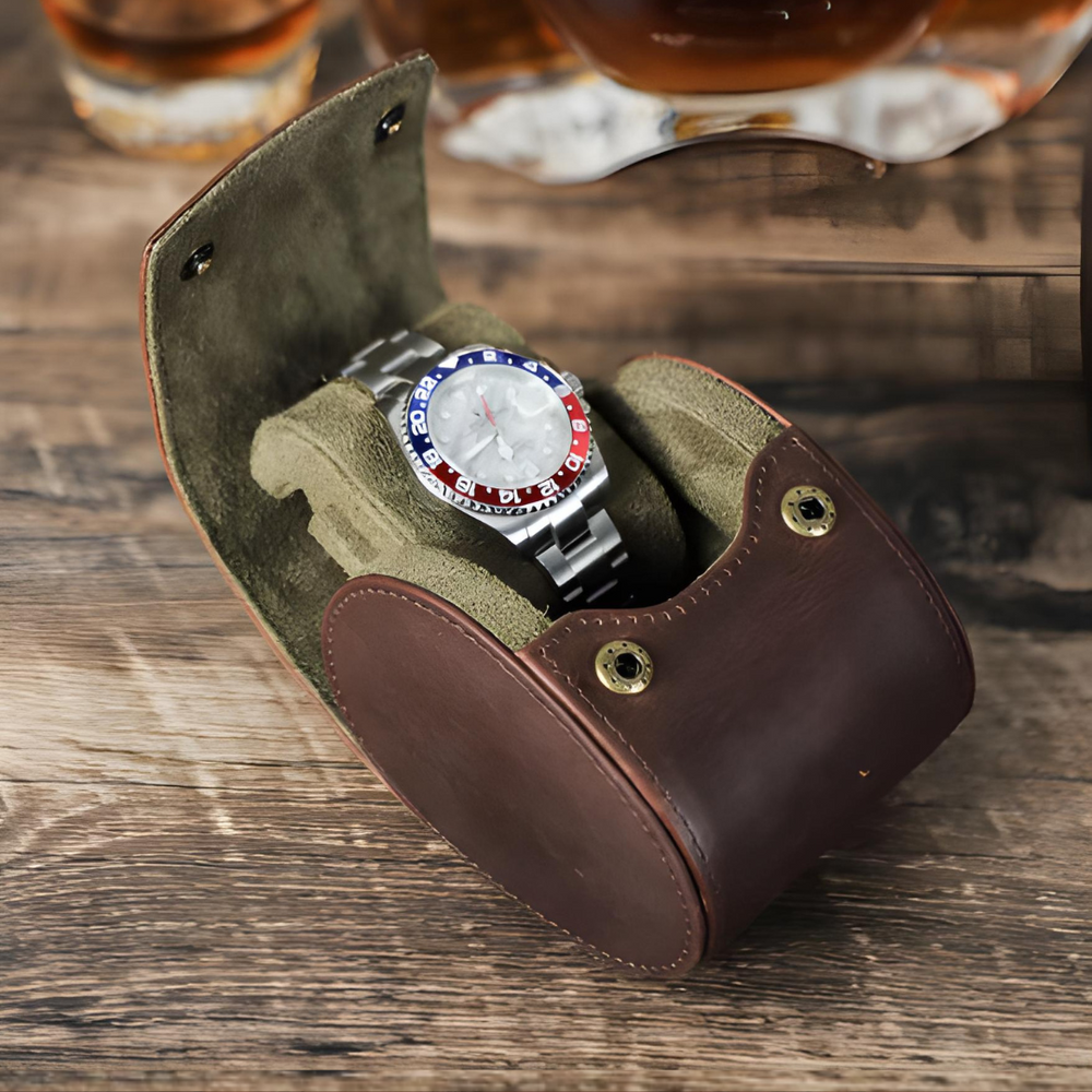 Heritage Leather Travel Watch Case, Series 1