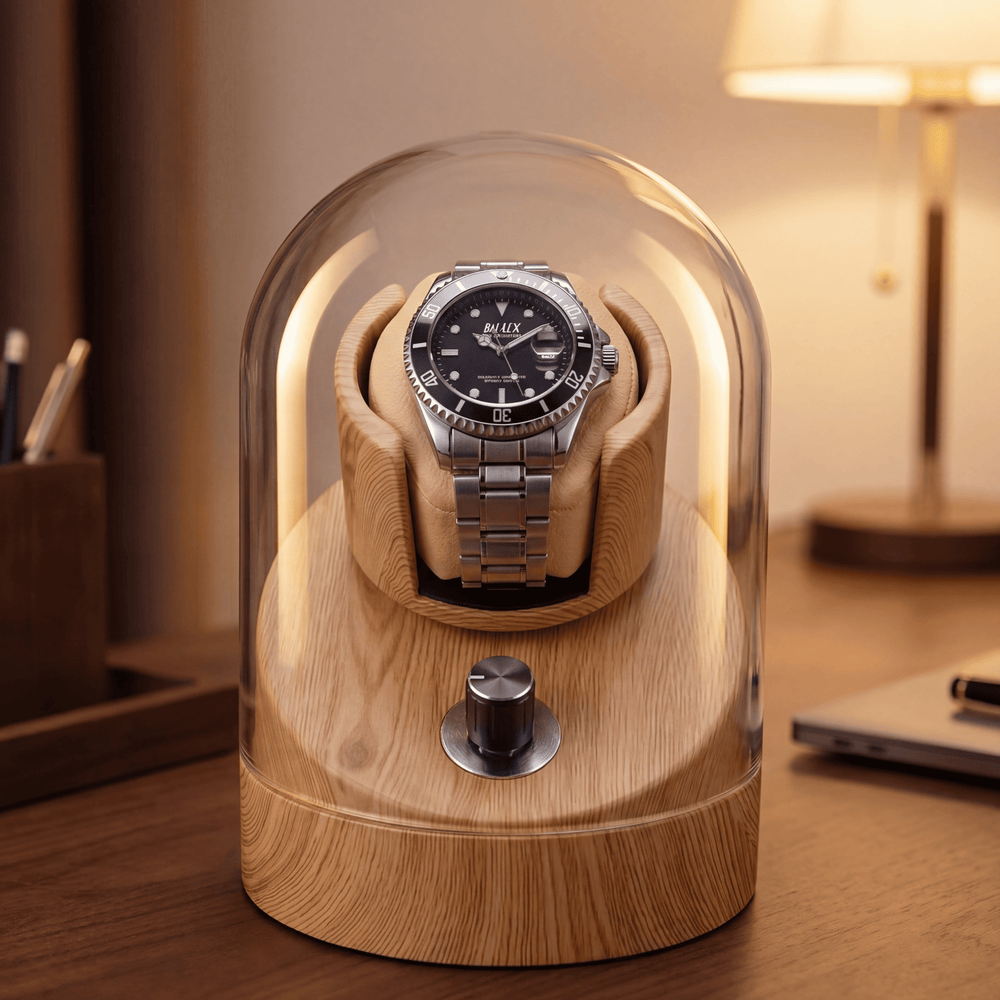 Crystal Wood Watch Winder