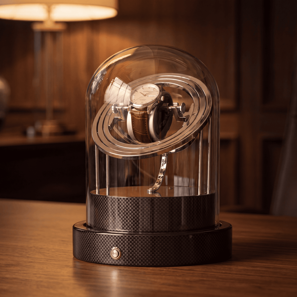 Carbon Gyroscopic Watch Winder