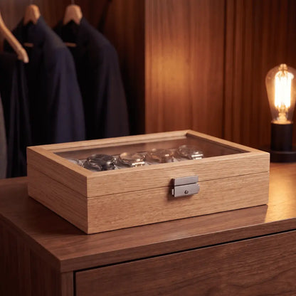 Watch Box - Bamboo Elegance Series 10