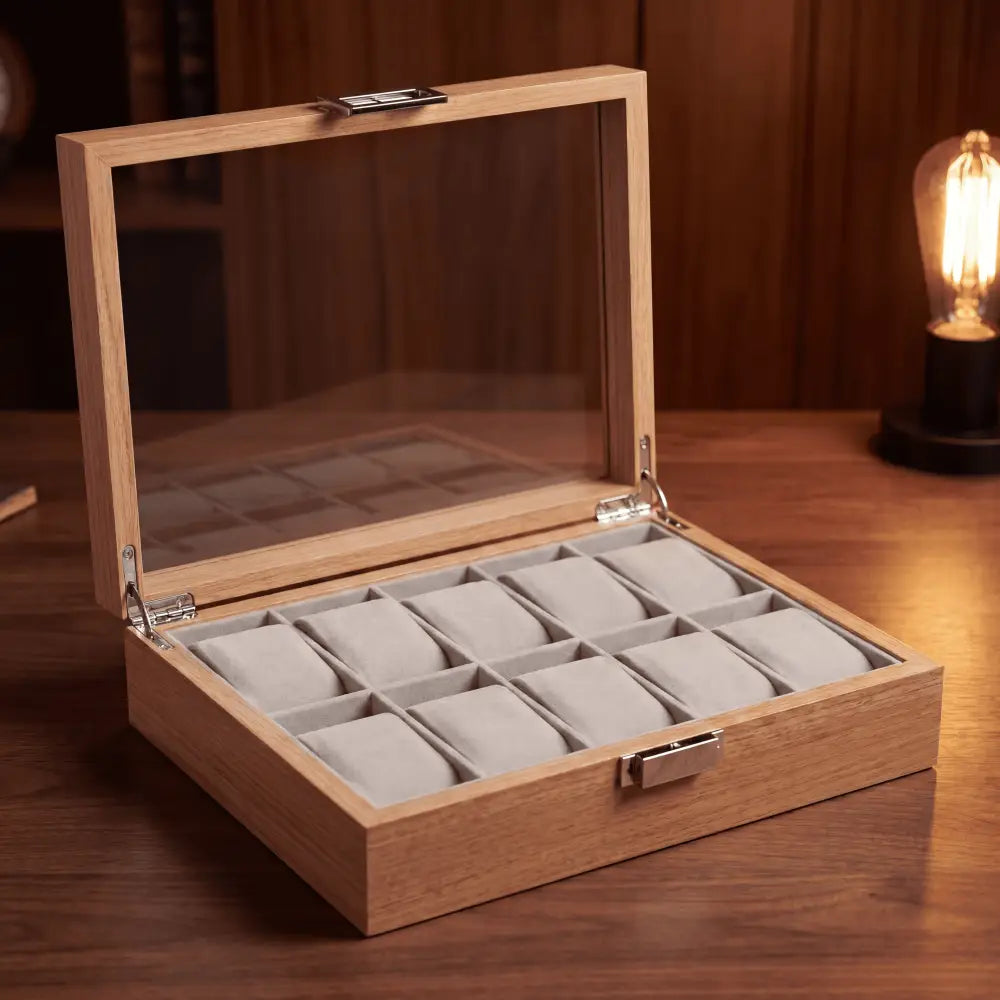 Watch Box - Bamboo Elegance Series 10