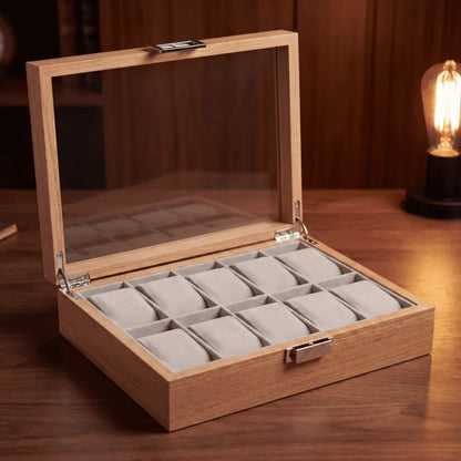 Watch Box - Bamboo Elegance Series 10
