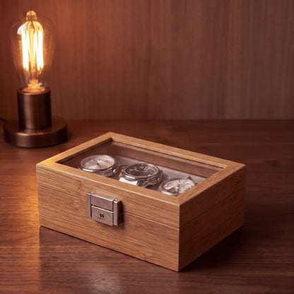 Watch Box - Bamboo Elegance Series 3