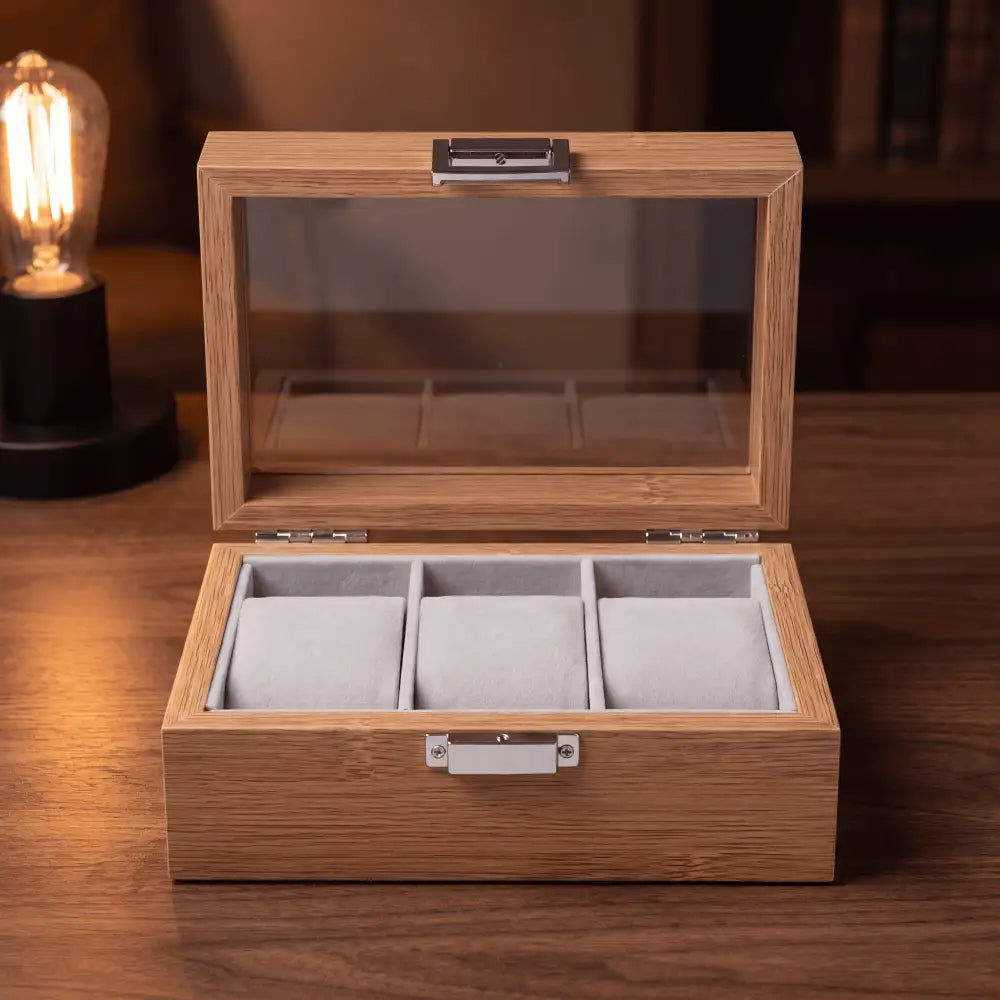 Watch Box - Bamboo Elegance Series 3