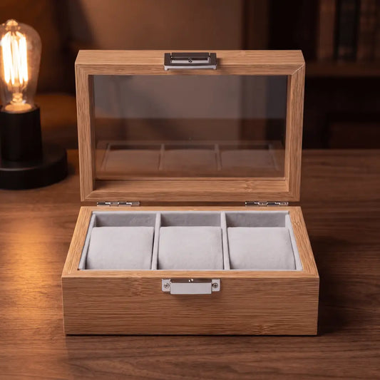 Watch Box - Bamboo Elegance Series 3