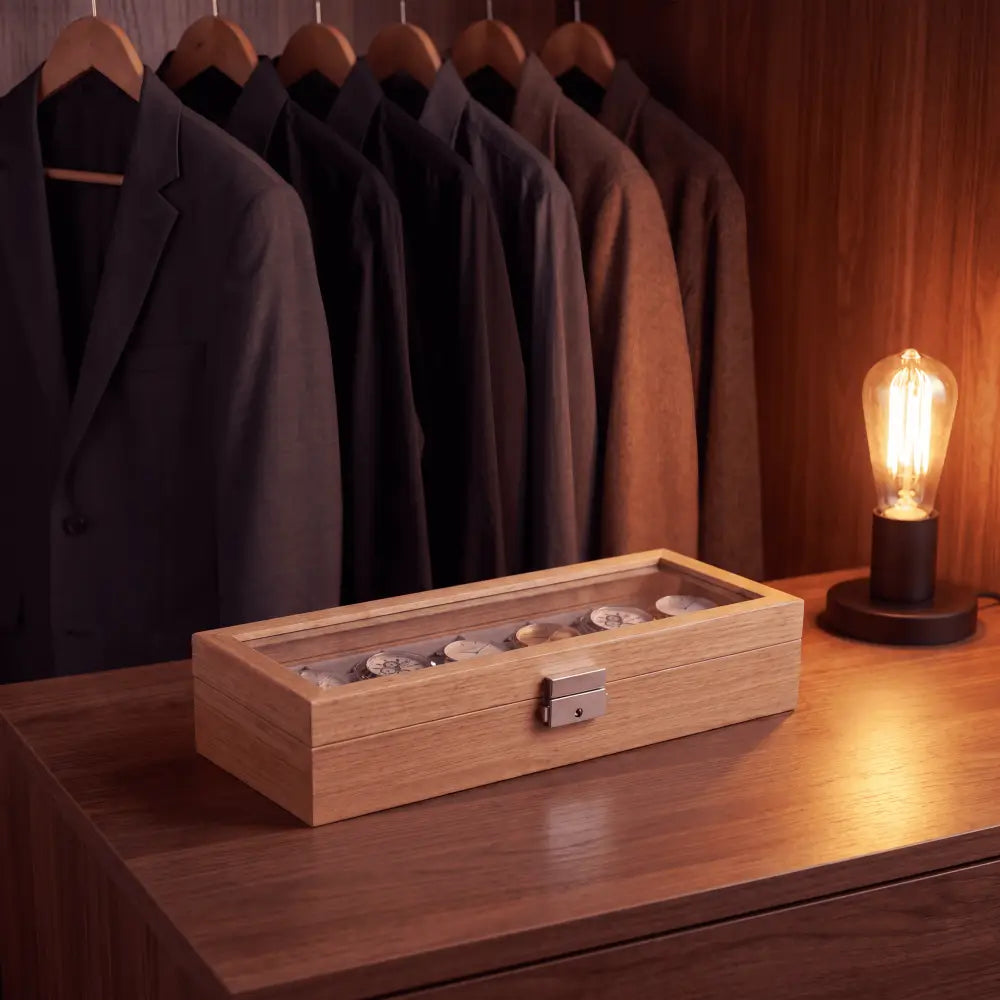 Watch Box - Bamboo Elegance Series 6
