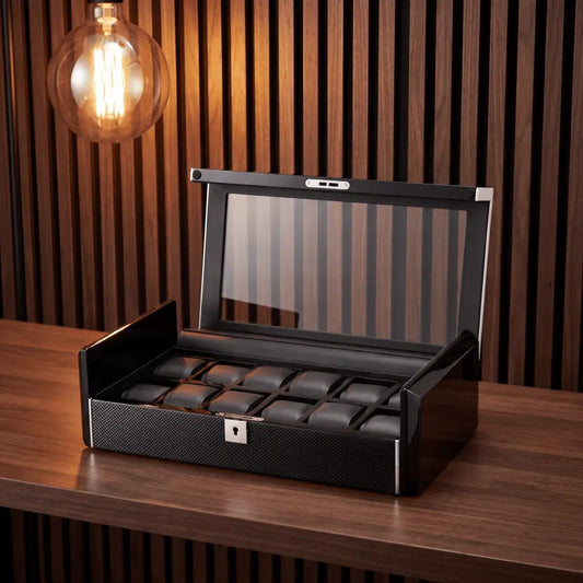 Watch Box - Chrono Carbon Series 12