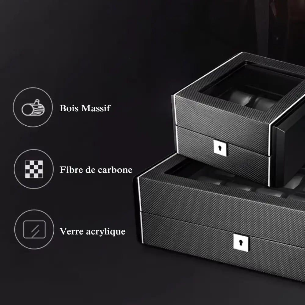 Watch Box - Chrono Carbon Series 18