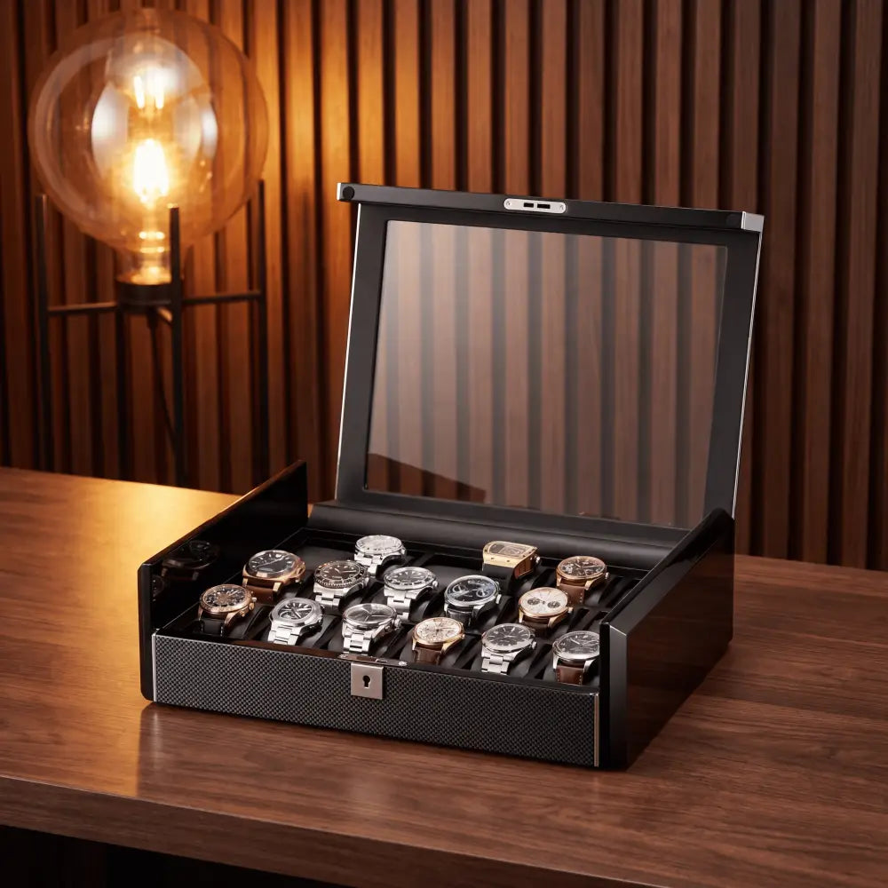 Watch Box - Chrono Carbon Series 18