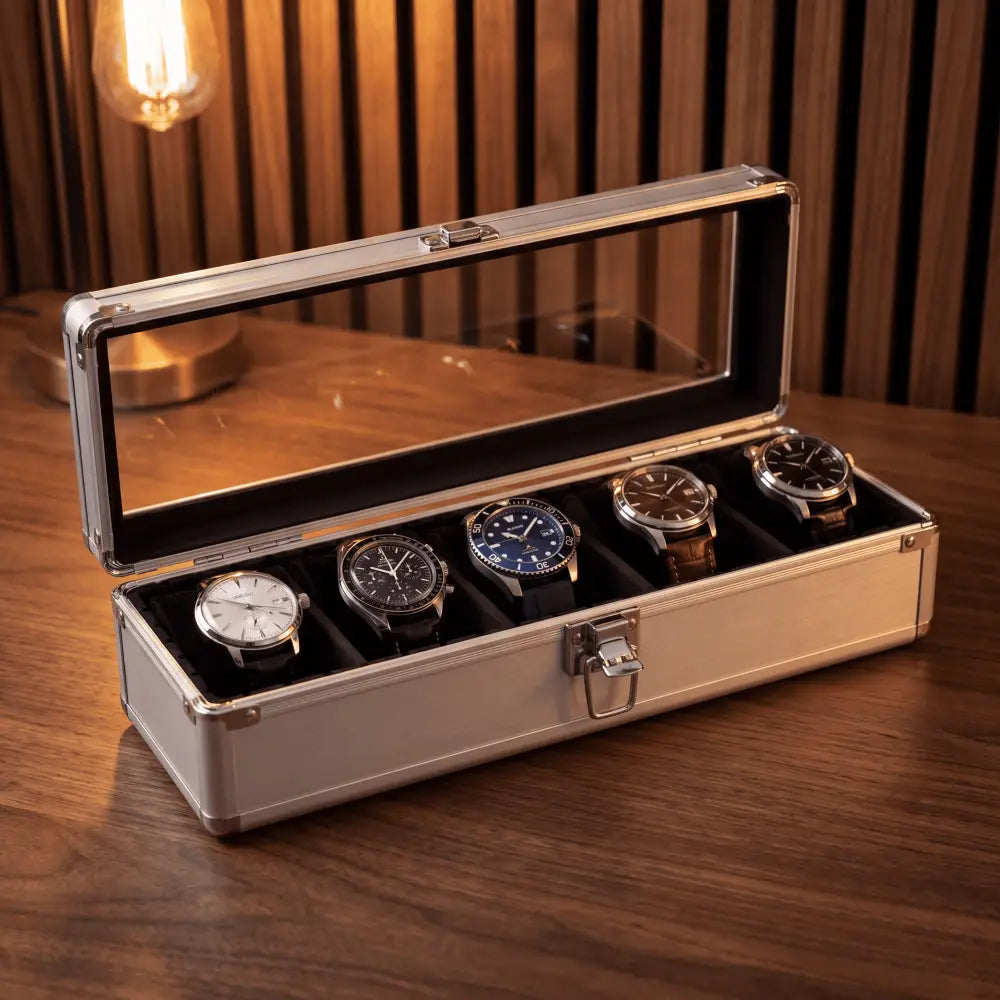 Watch Box - Chrono Prestige Series 5 - argent