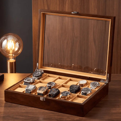 Watch Box - Master of Time Brown Series 18