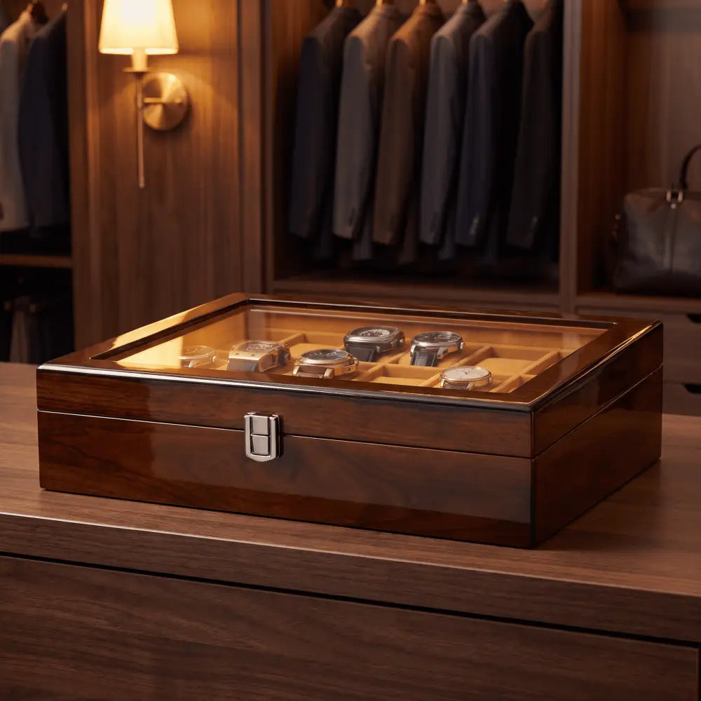 Watch Box - Master of Time Brown Series 18