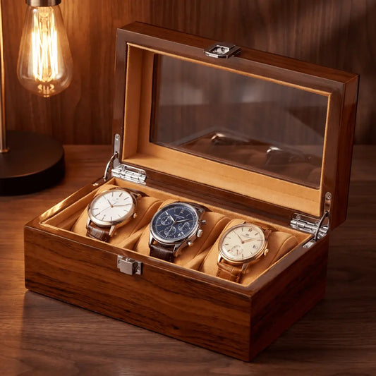 Watch Box - Master of Time Brown Series 3
