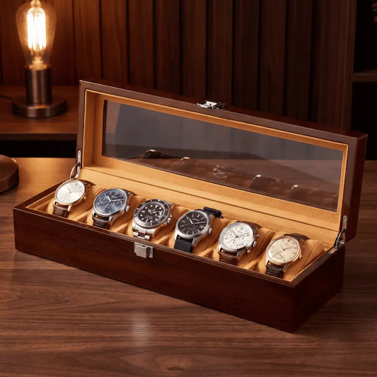 Watch Box - Master of Time Brown Series 6