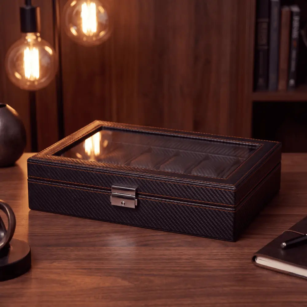 Watch Box - Deep Black Series 12
