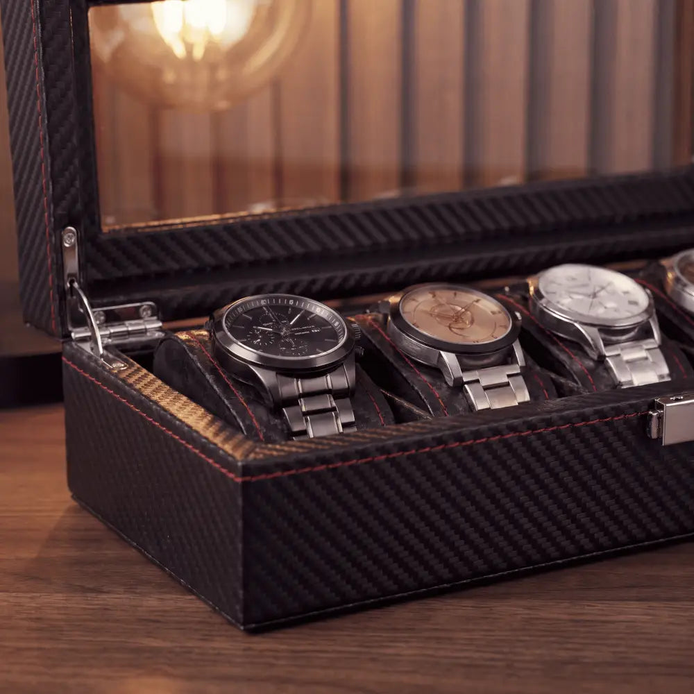 Watch Box - Deep Black Series 12