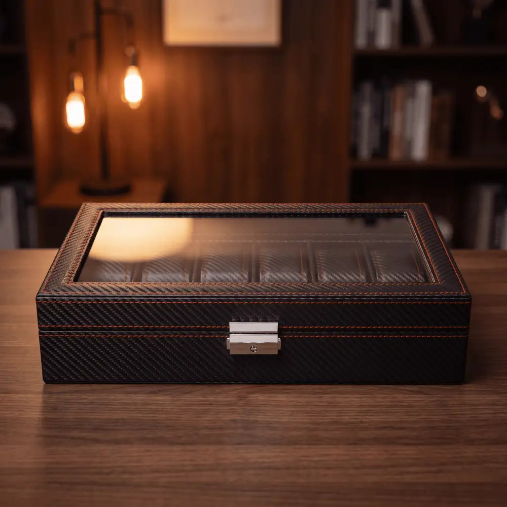 Watch Box - Deep Black Series 12
