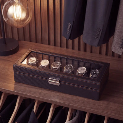 Watch Box - Deep Black Series 6