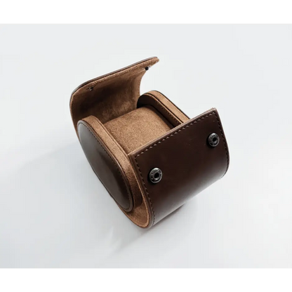 Travel Watch Case - Cognac & Oak Series 1