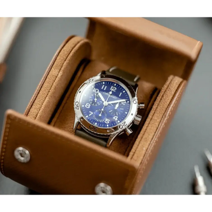 Travel Watch Case - Cognac & Oak Series 1 — Free Gift