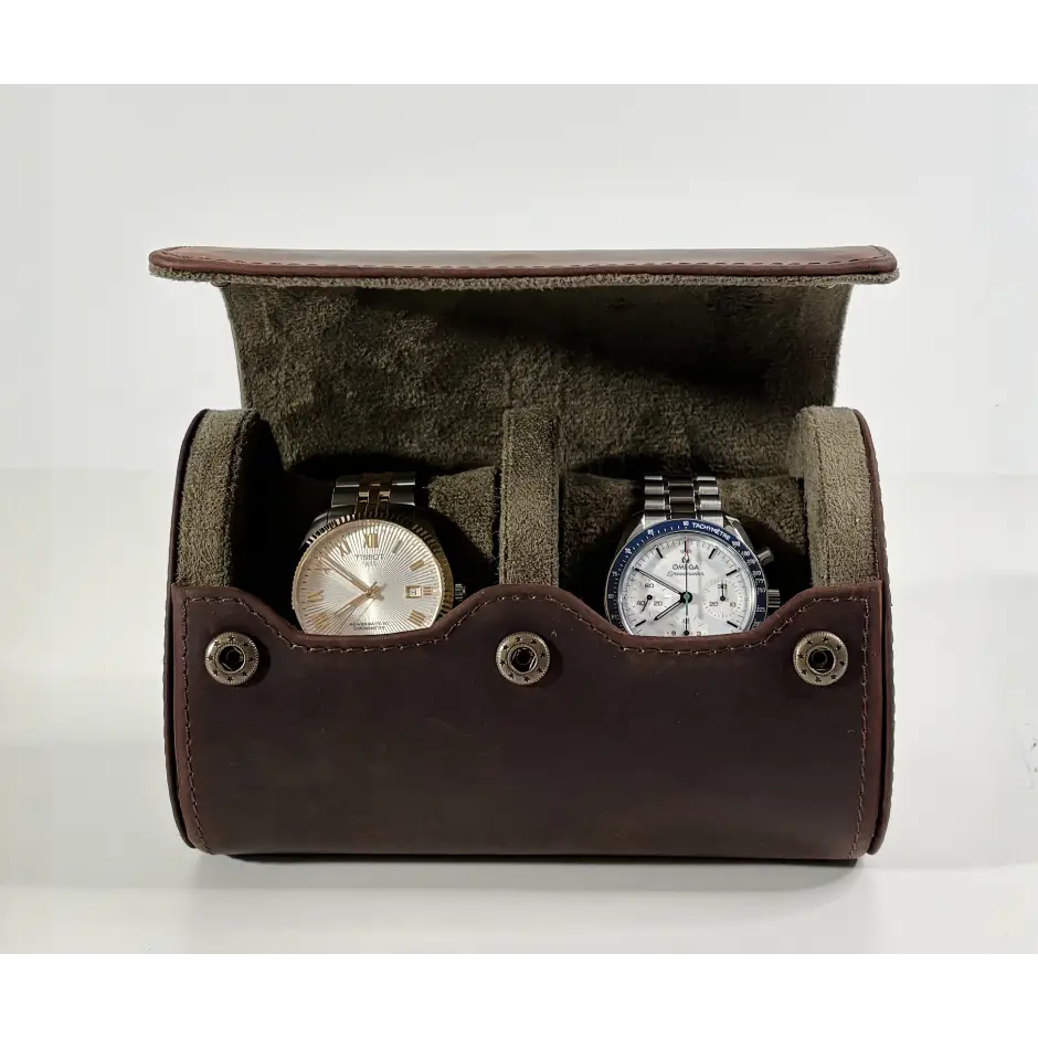 Travel Watch Case - Heritage Leather Series 2