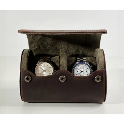 Travel Watch Case - Heritage Leather Series 2