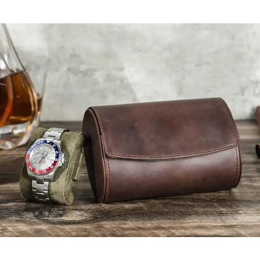 Travel Watch Case - Heritage Leather Series 3