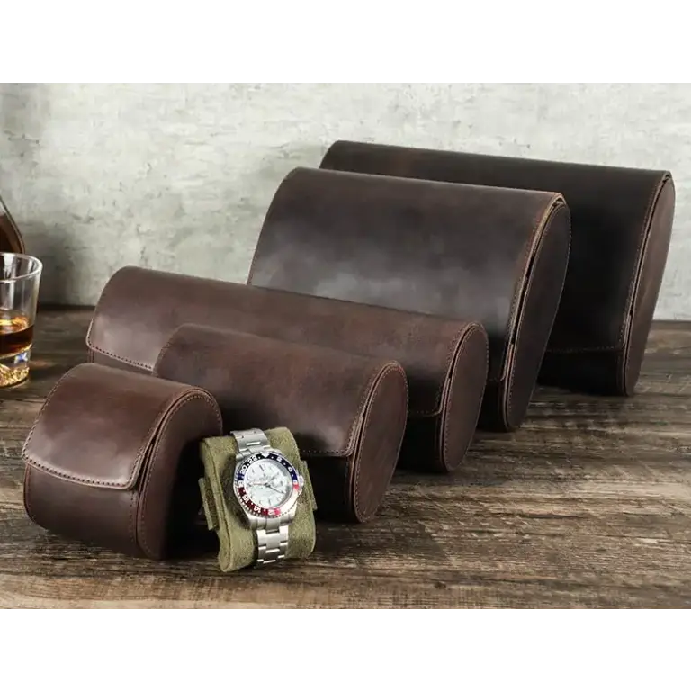 Travel Watch Case - Heritage Leather Series 3