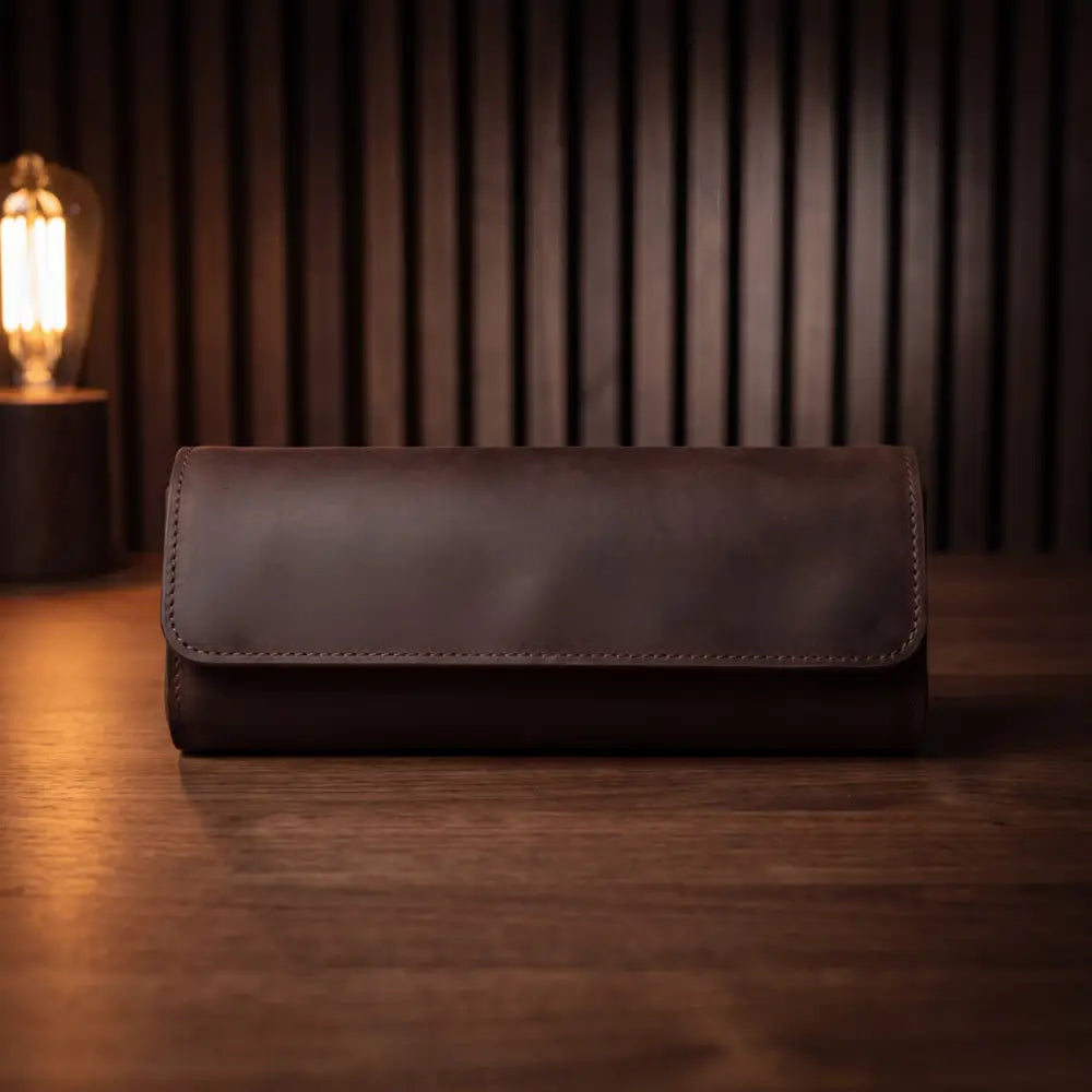 Travel Watch Case - Heritage Leather Series 4