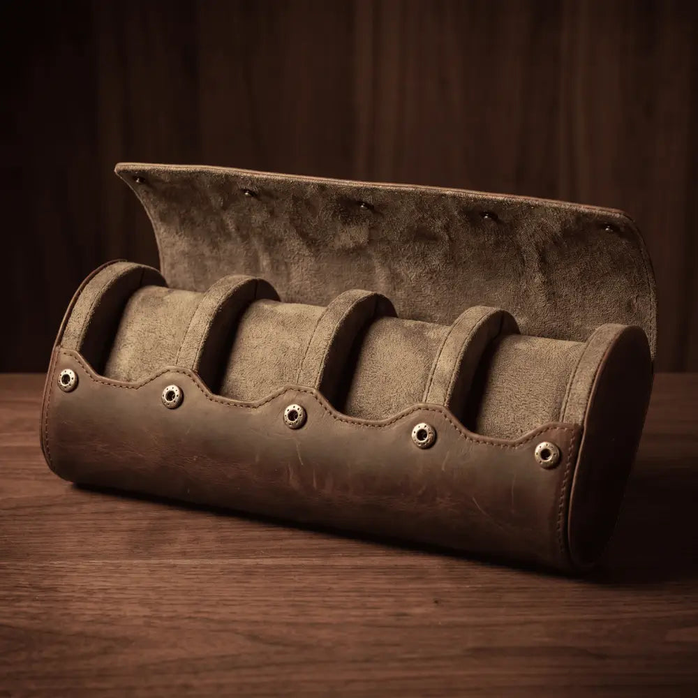 Travel Watch Case - Heritage Leather Series 4