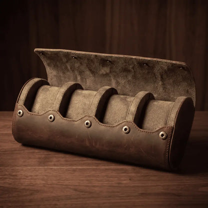 Travel Watch Case - Heritage Leather Series 4