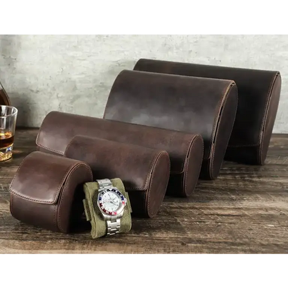 Travel Watch Case - Heritage Leather Series 8