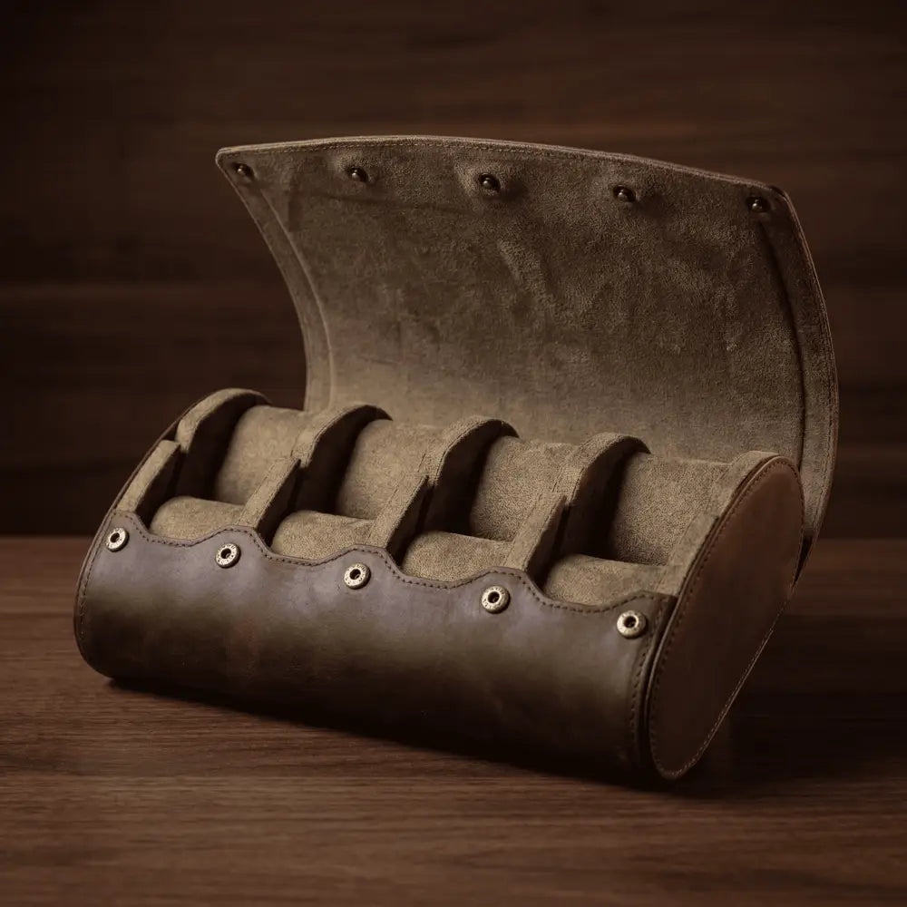 Travel Watch Case - Heritage Leather Series 8