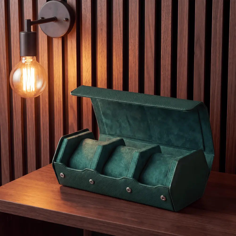 Travel Watch Case - Emerald Series 3