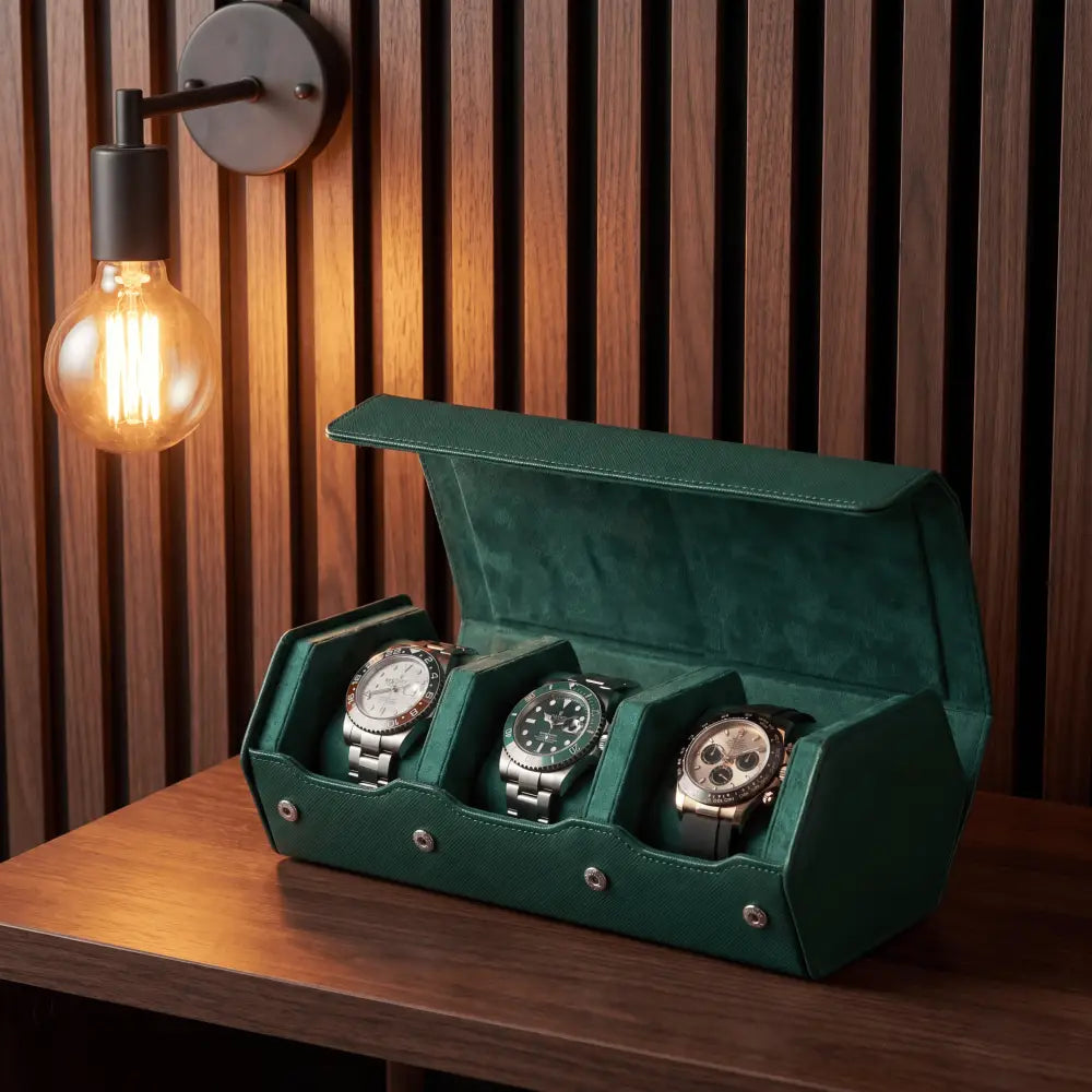 Travel Watch Case - Emerald Series 3