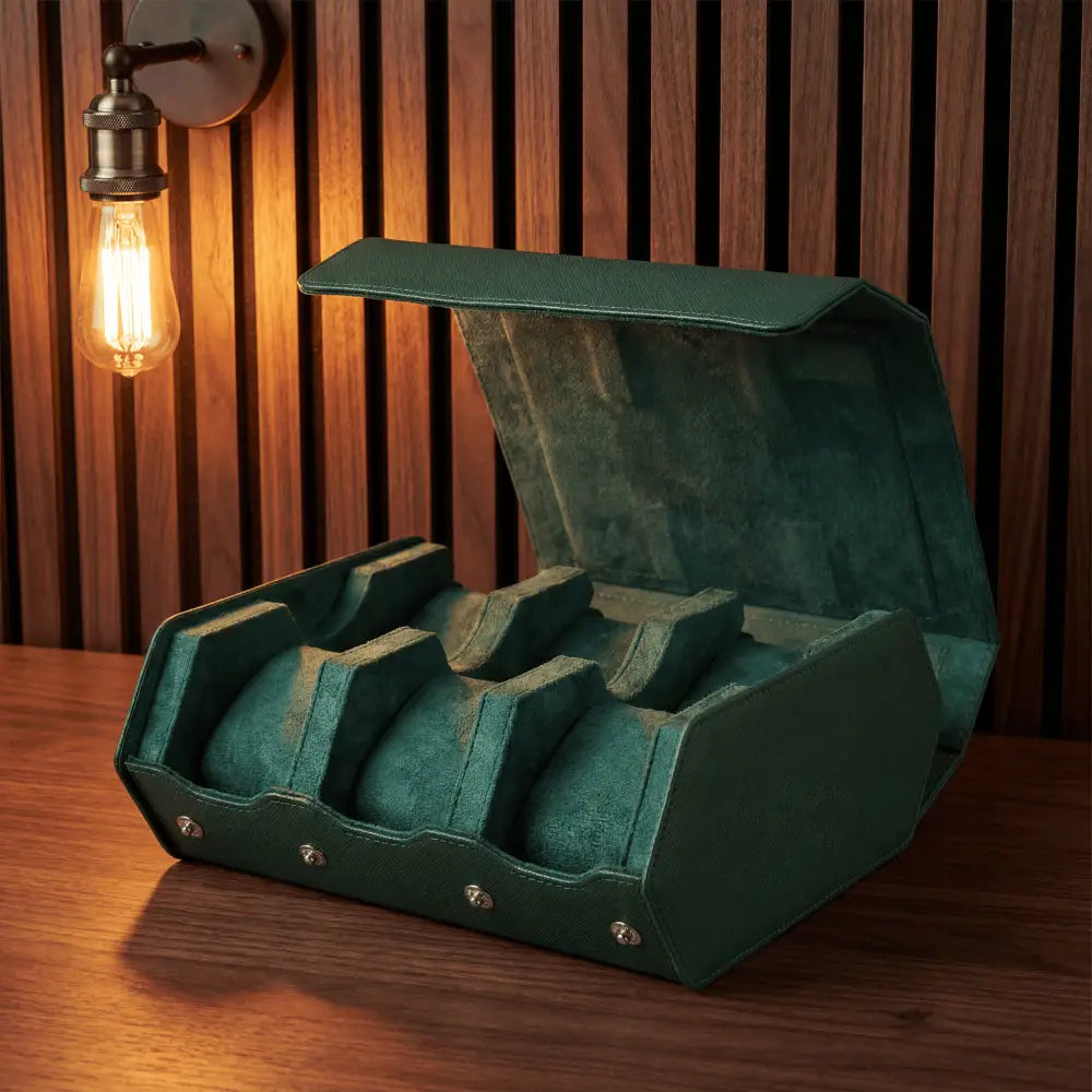 Travel Watch Case - Emerald Series 6