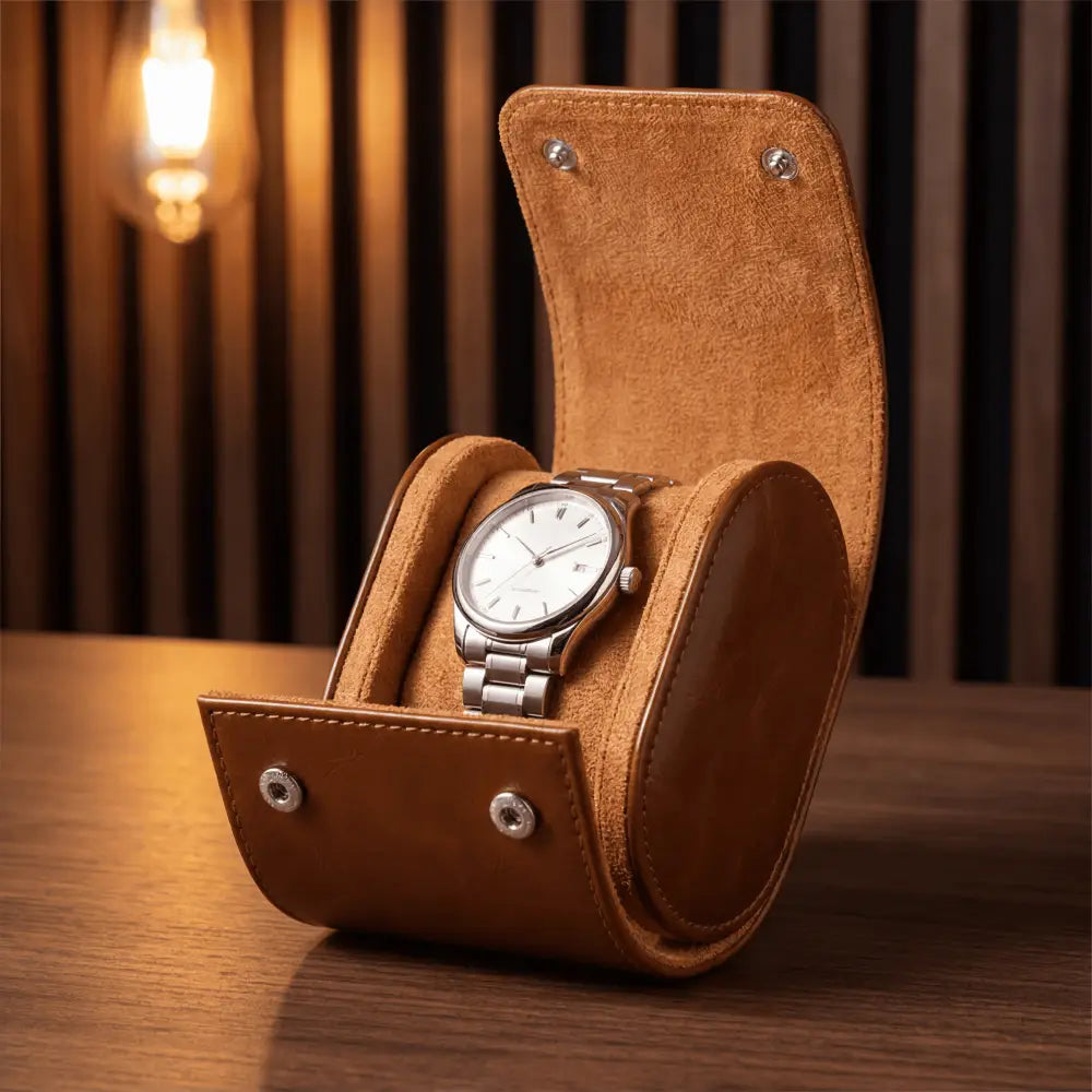 Travel Watch Case - Matte Black