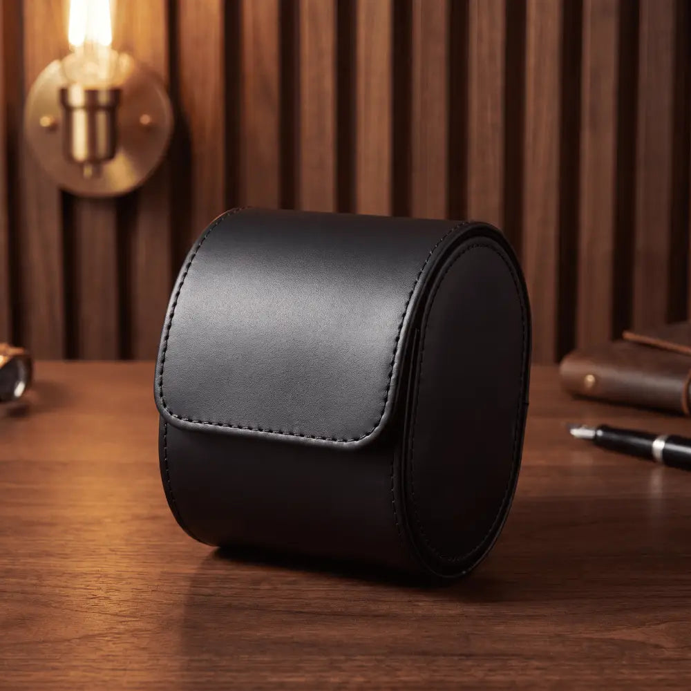 Travel Watch Case - Matte Black