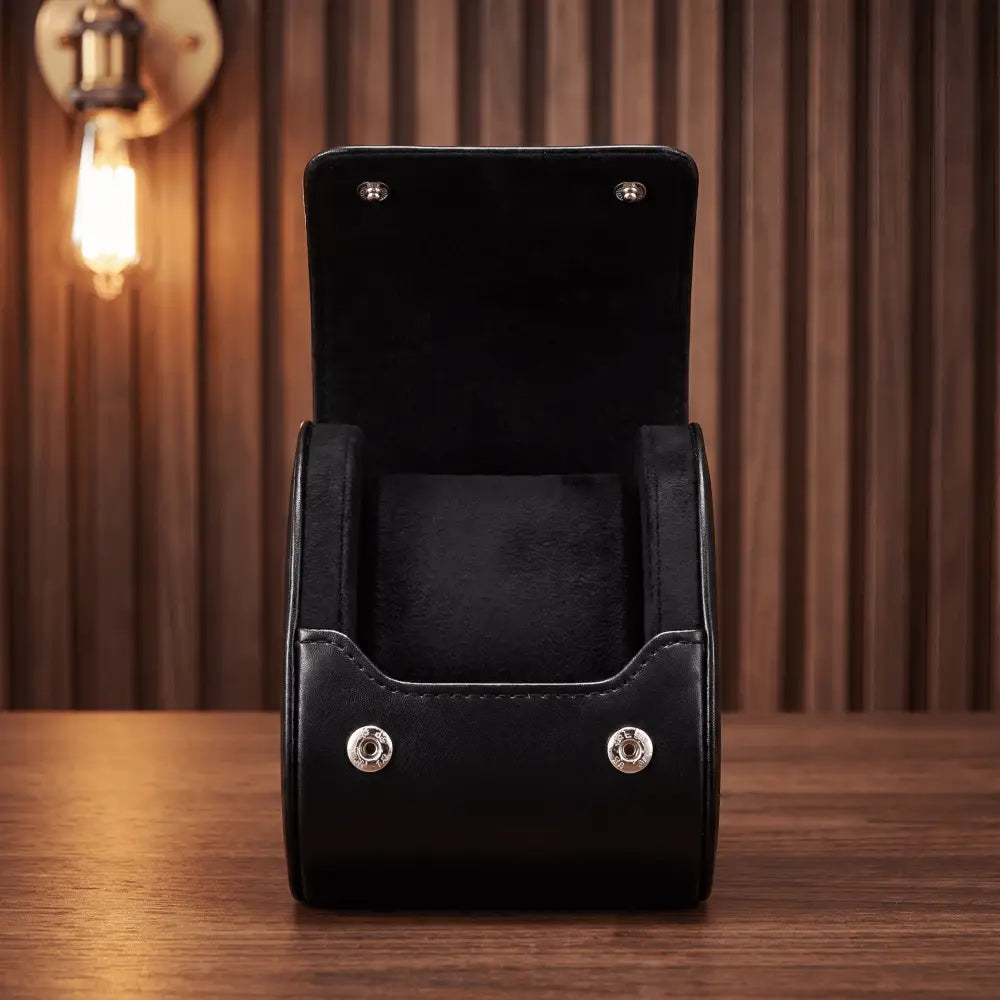 Travel Watch Case - Matte Black
