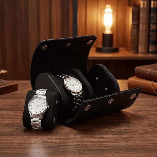 Travel Watch Case - Matte Black Series 2