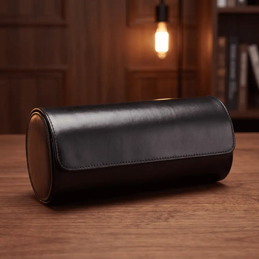 Travel Watch Case - Matte Black Series 3 - Matte Black