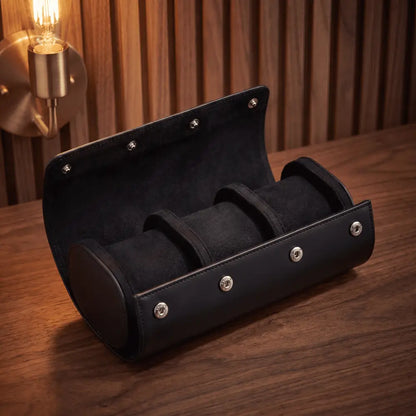 Travel Watch Case - Matte Black Series 3